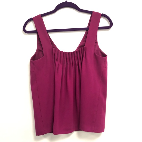 Trina Turk Pink / Fuchsia Tank w Smocked Back - S - Picture 3 of 4